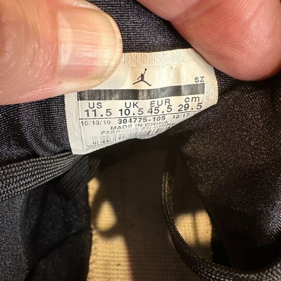 Mens Nike Air Jordan 7 Retro Orion White Leather Rare Sneakers Shoes Size 11.5 D - Picture 6 of 8